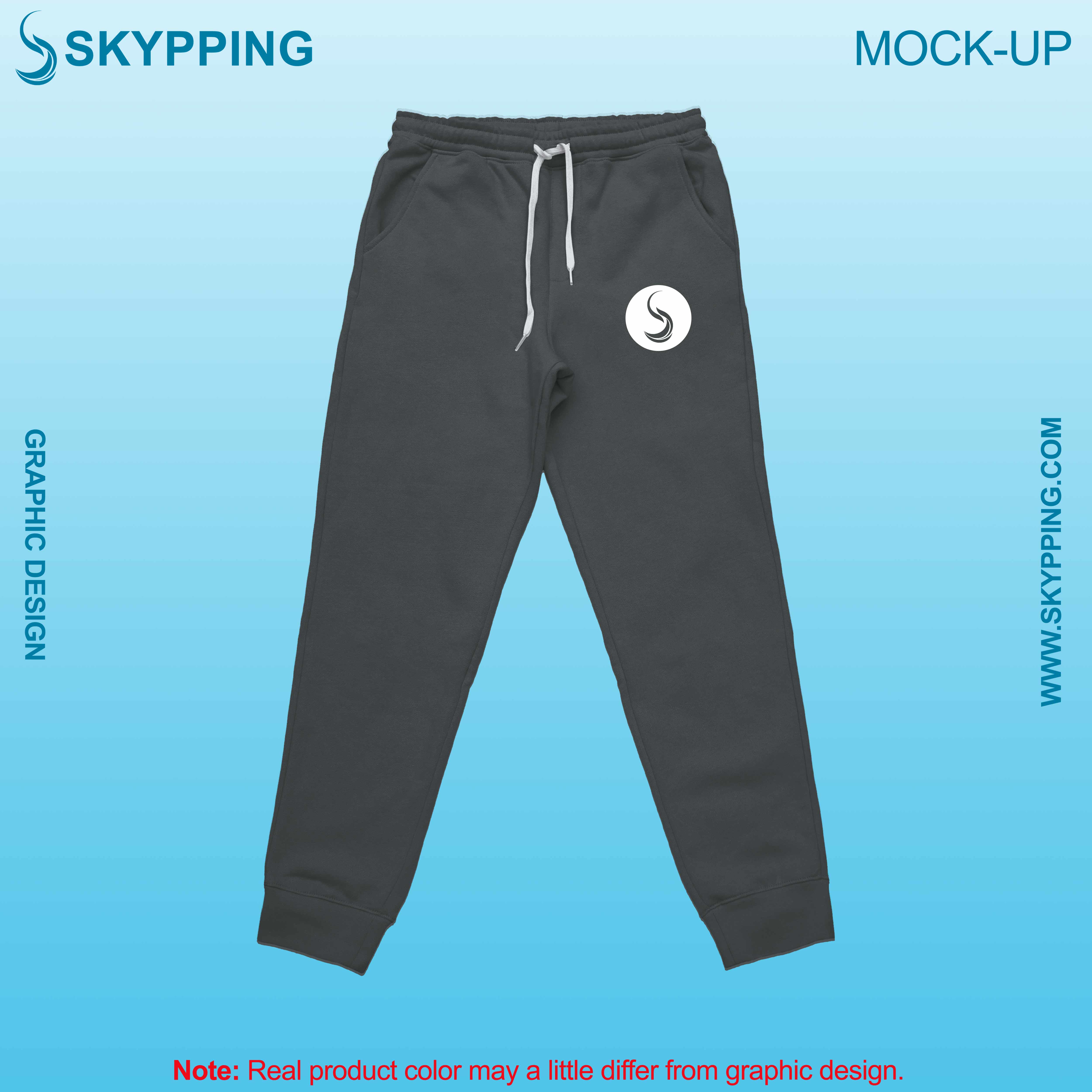 Sweatpant with Crossed Pocket and Ribbed Bottom